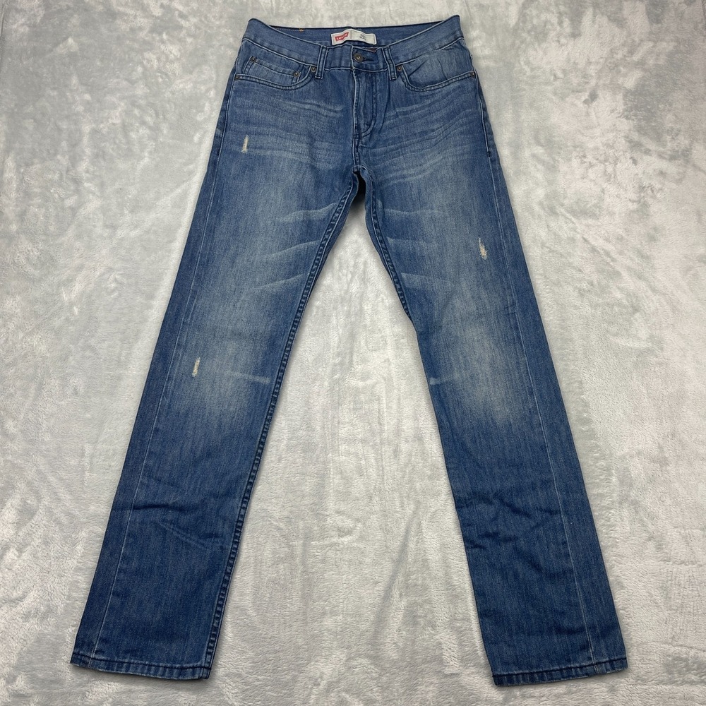 Levi's 511 Jeans Womens 18R (30x31) Blue Denim Slim Fit‎ Straight Leg Streetwear